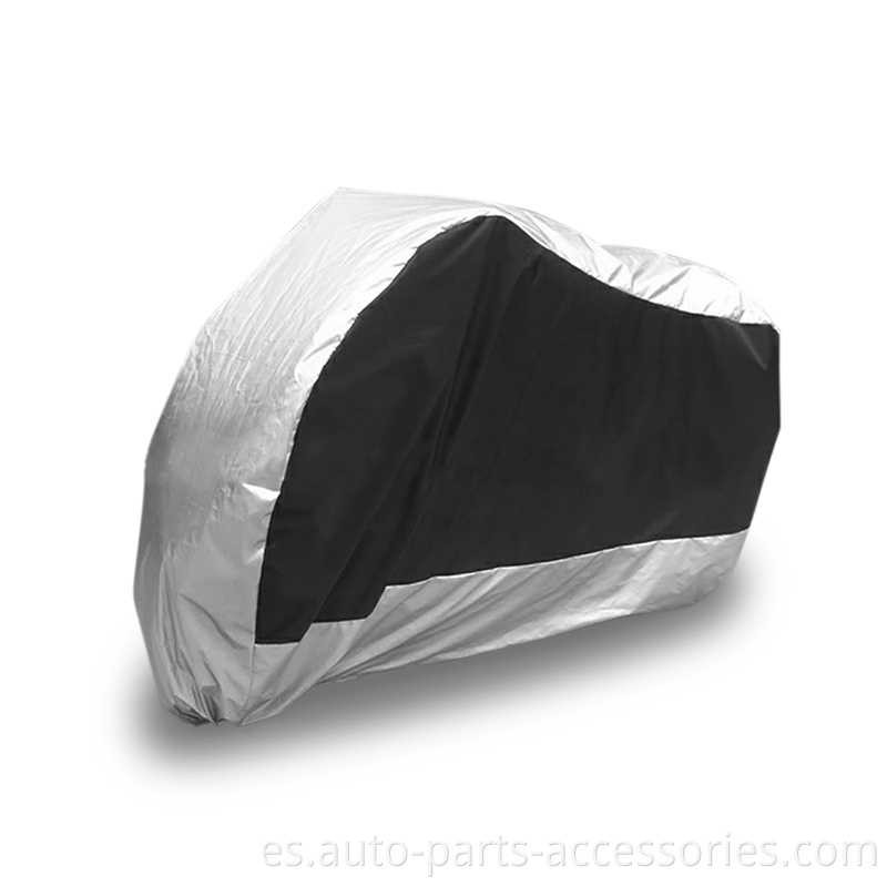 Taffeta 180T tiras de naranja con recubrimiento de la lluvia con cubierta del motor de la lluvia impermeable